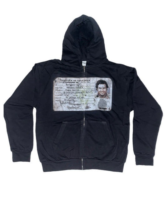 “DA PLUG” Pablo Escobar ID zip up jacket